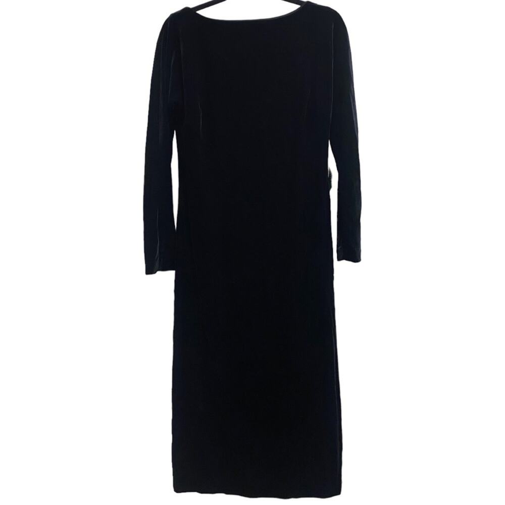 NWT Lauren Ralph Lauren Size Medium Velvet Long sleeve formal event long dress